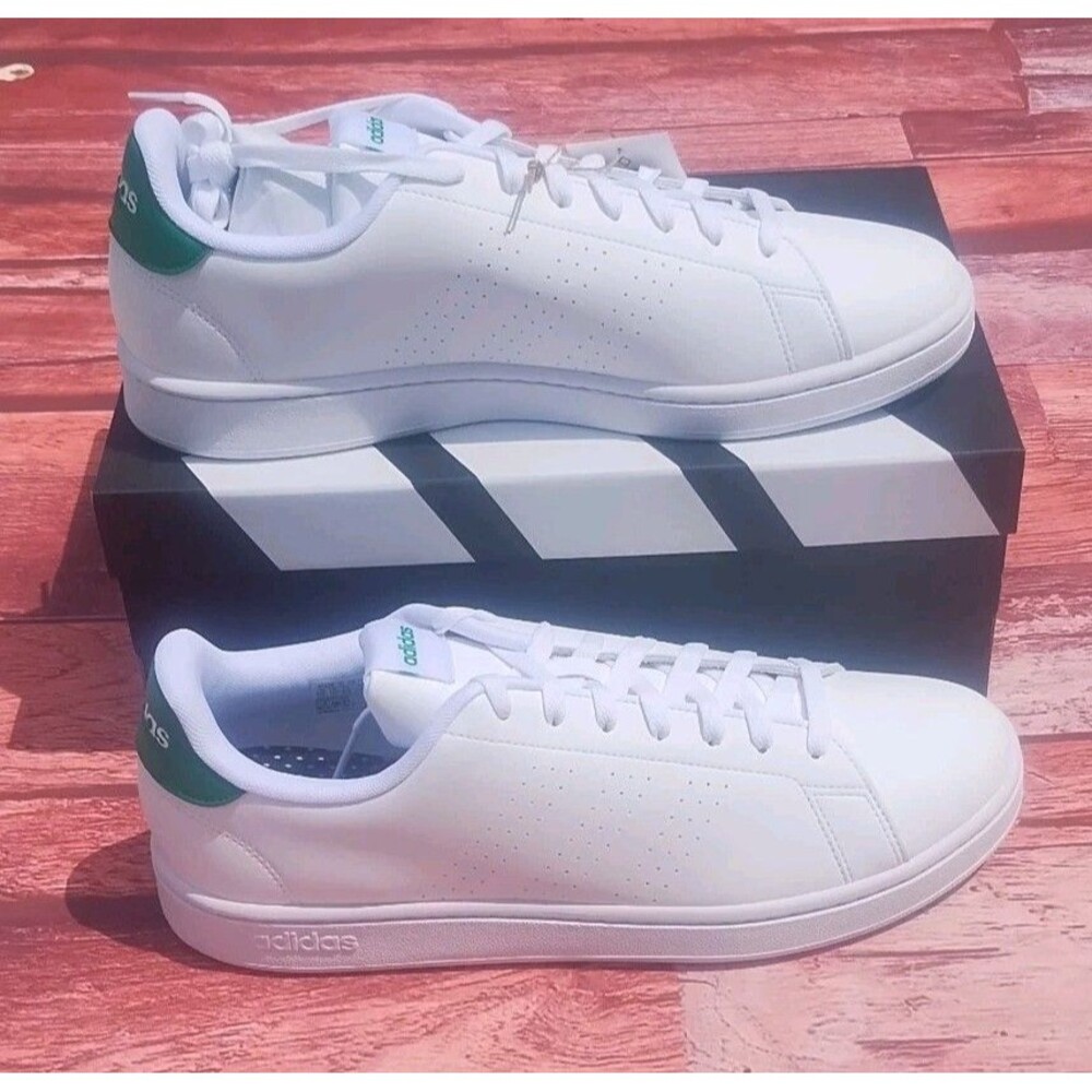 Adidas Advantage GZ5300 Men's Size 11.5  White Green NIB